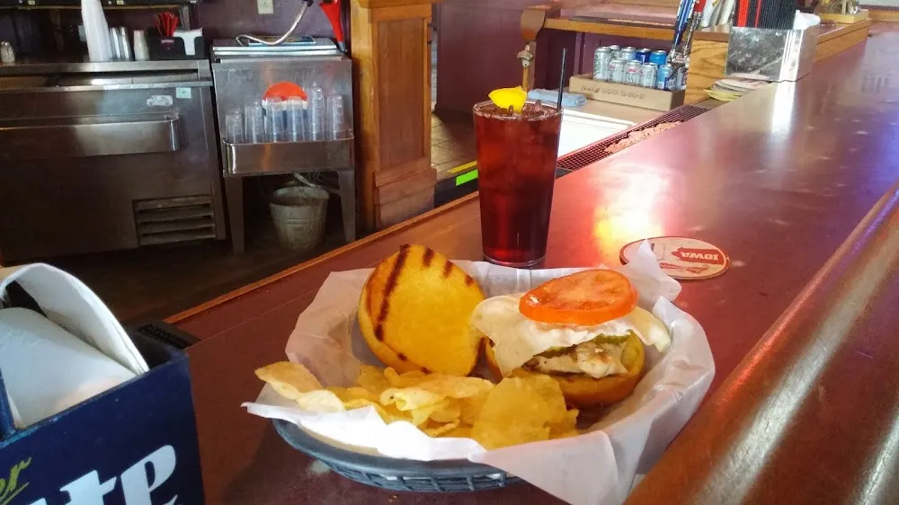 Chicken Breast Sandwich and Chips