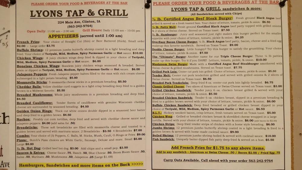 Lyons Tap & Grill French Fries