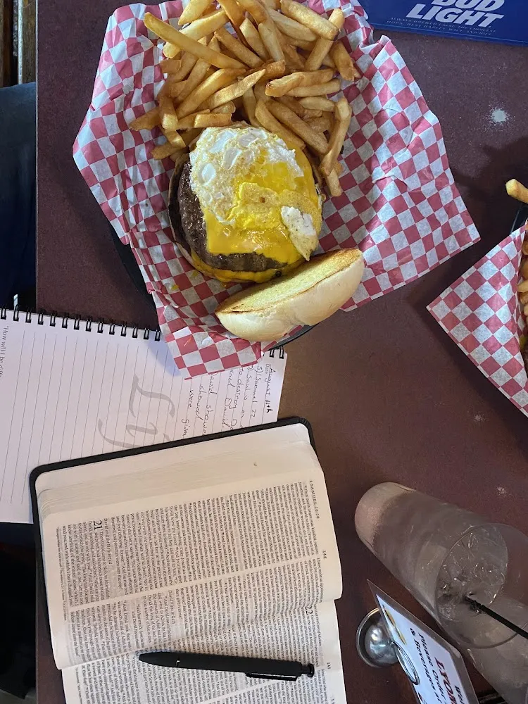 Overeasy Bacon Cheese Burger
